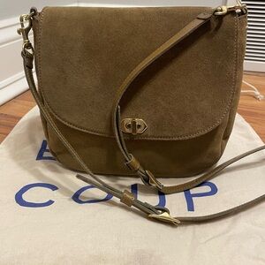 Clare V Turnlock Louis - Oat Suede